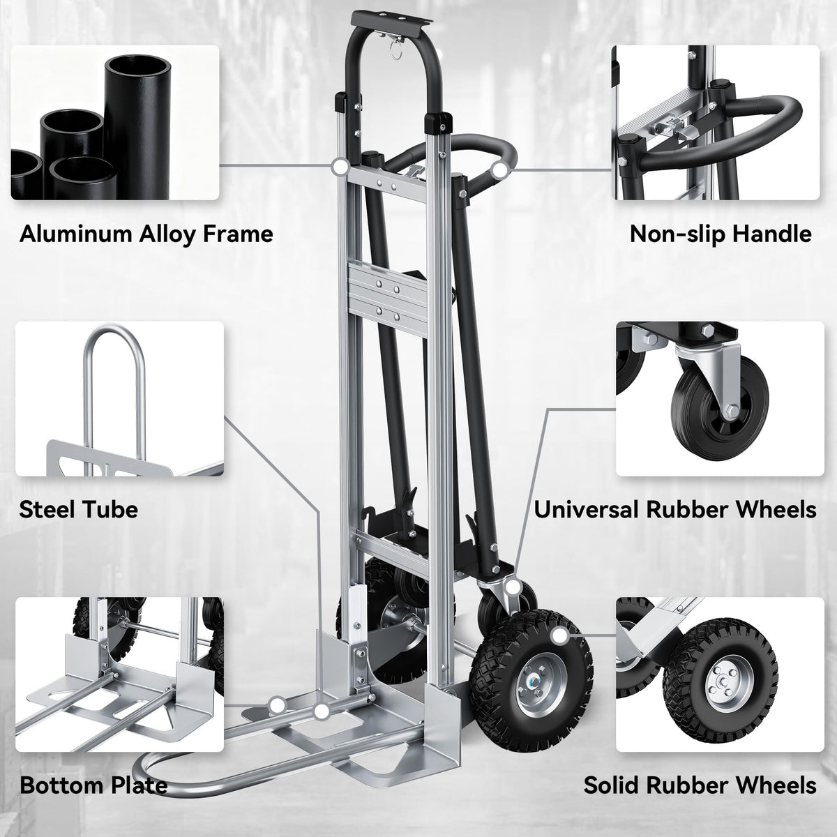 4-in-1 Convertible Dolly Cart S65180