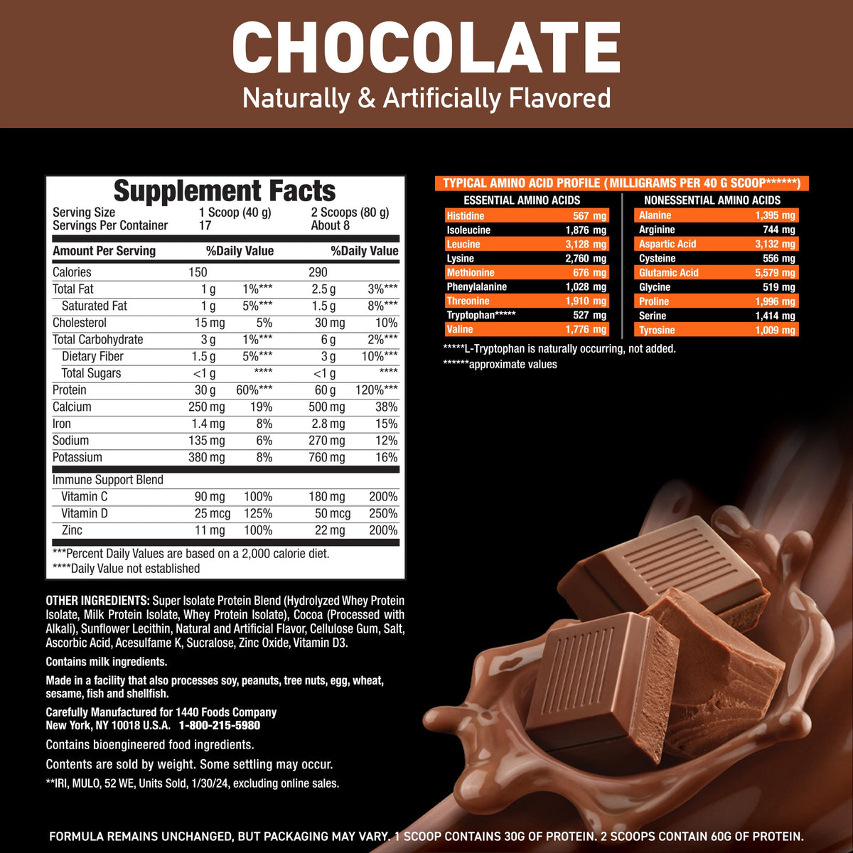 Chocolate Gluten Free Protein Powder Q5870