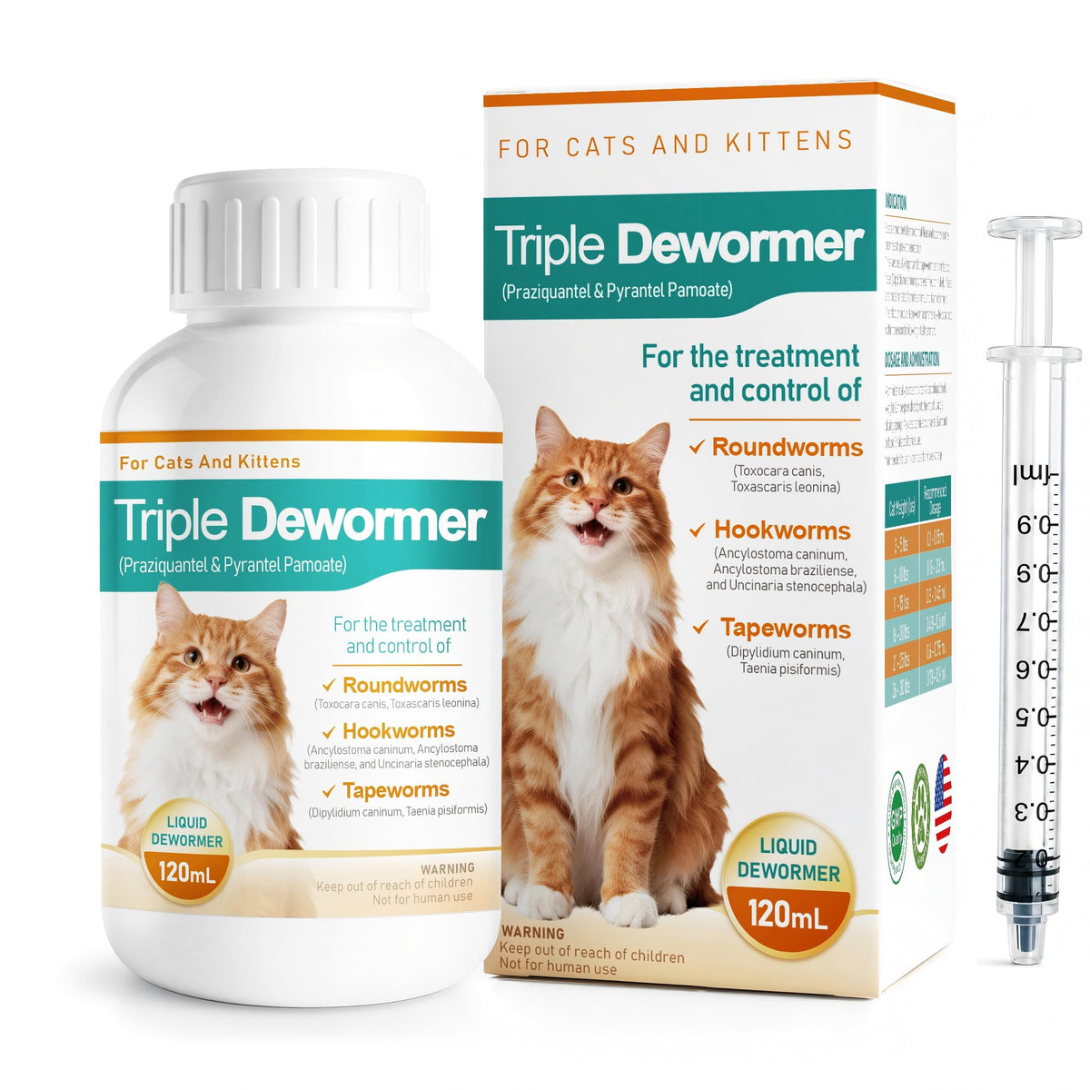 Liquid Cat Dewormer 120 mL H597
