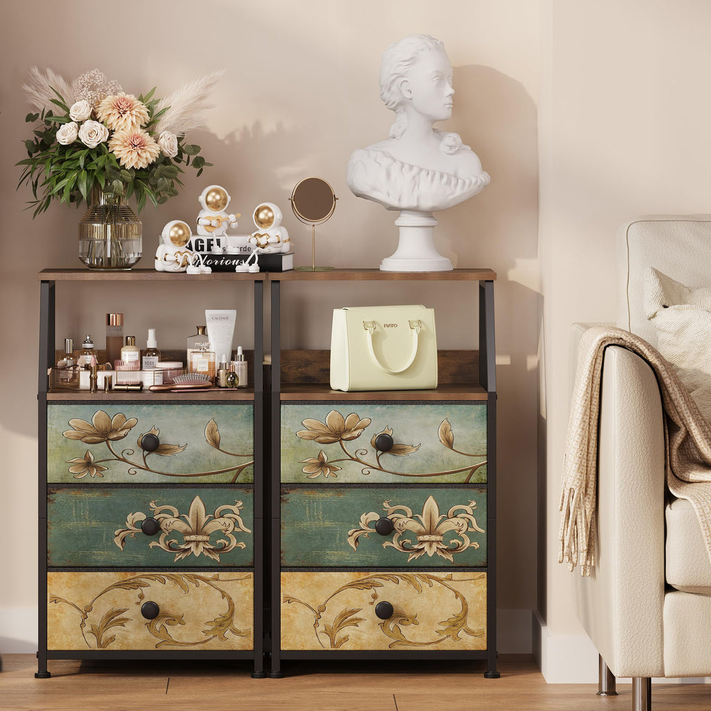 Fabric Drawers Dresser Storage Tower H6672
